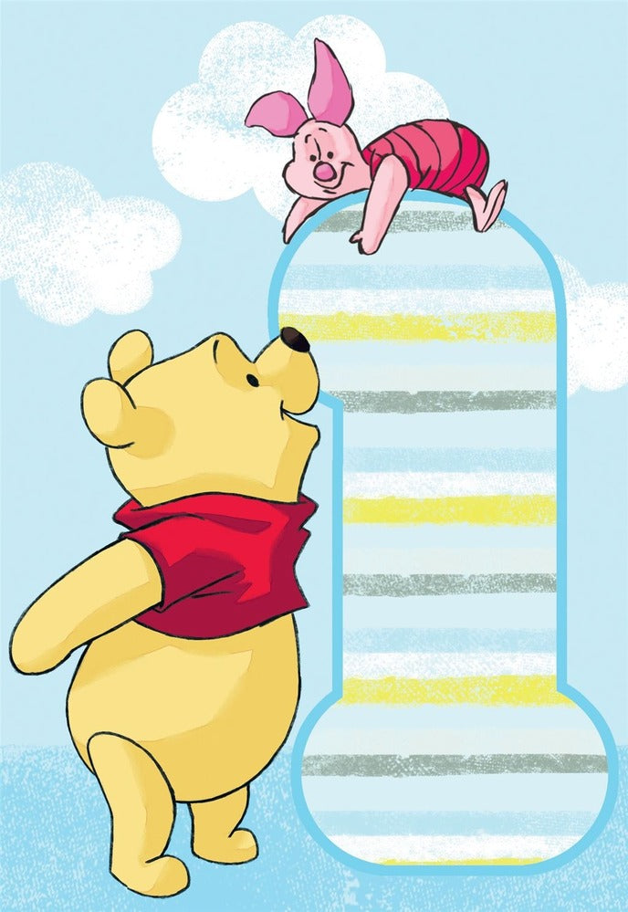 Hallmark Card - Winnie the Pooh 1st Birthday Card