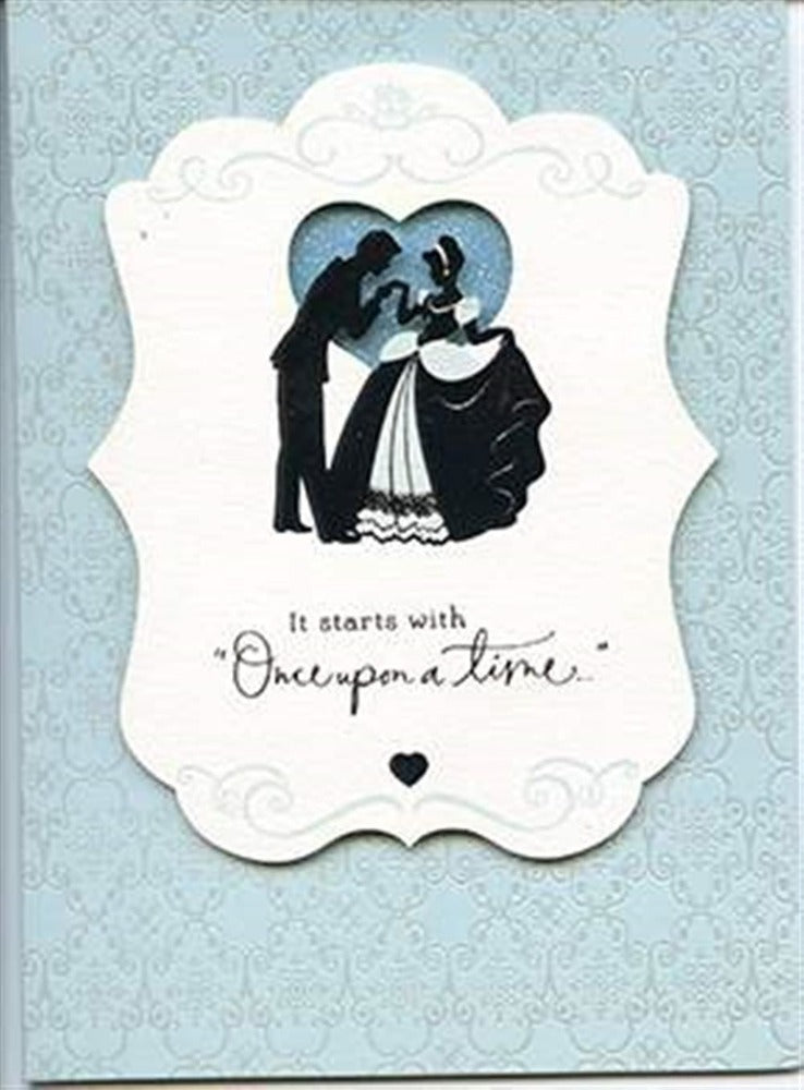 Hallmark Card - Disney Cinderella Once Upon A Time Wedding Card