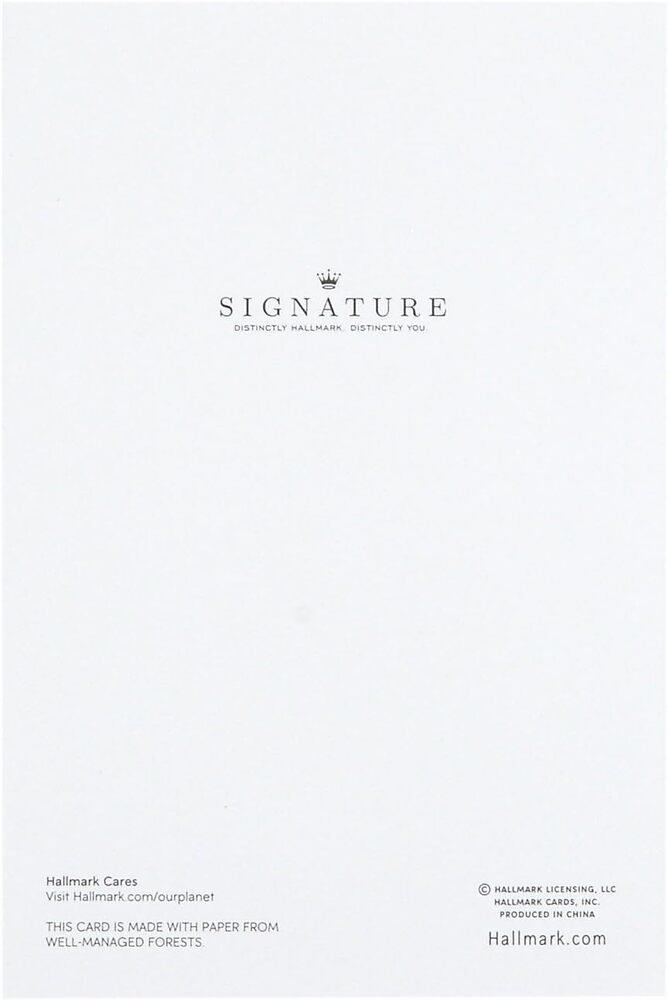 Hallmark Card - Signature Studio Best Of Your Lives Wedding Card