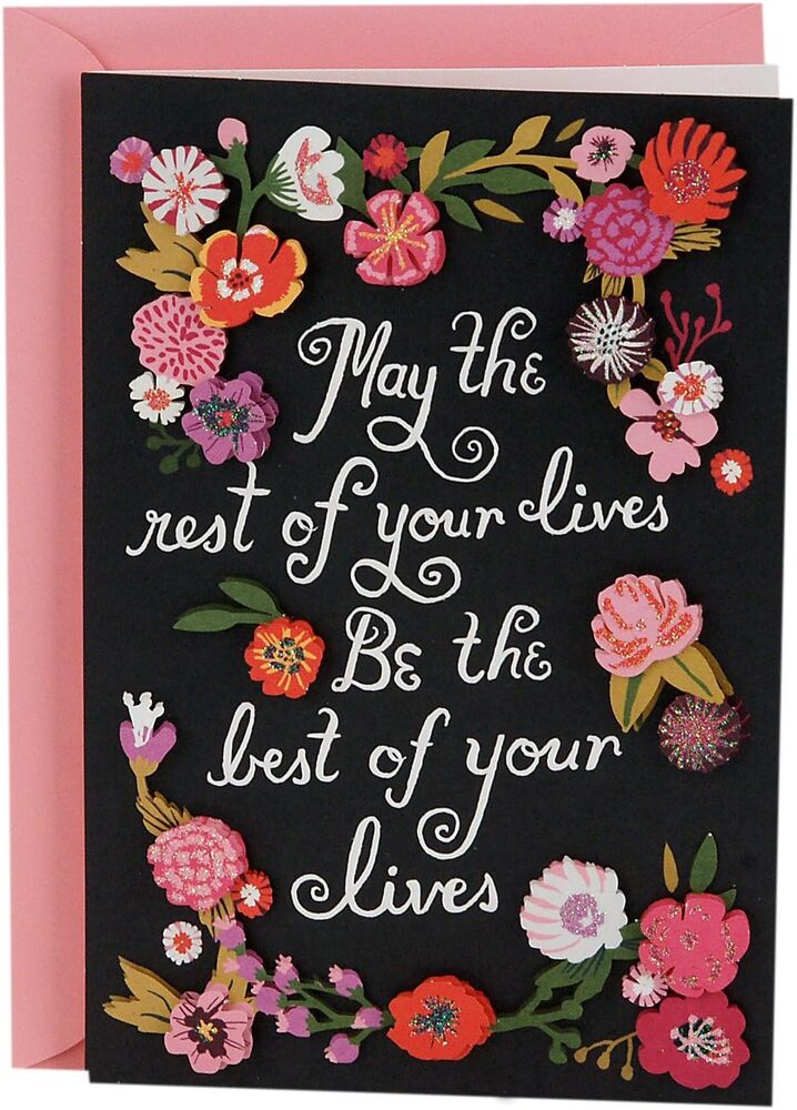 Hallmark Card - Signature Studio Best Of Your Lives Wedding Card