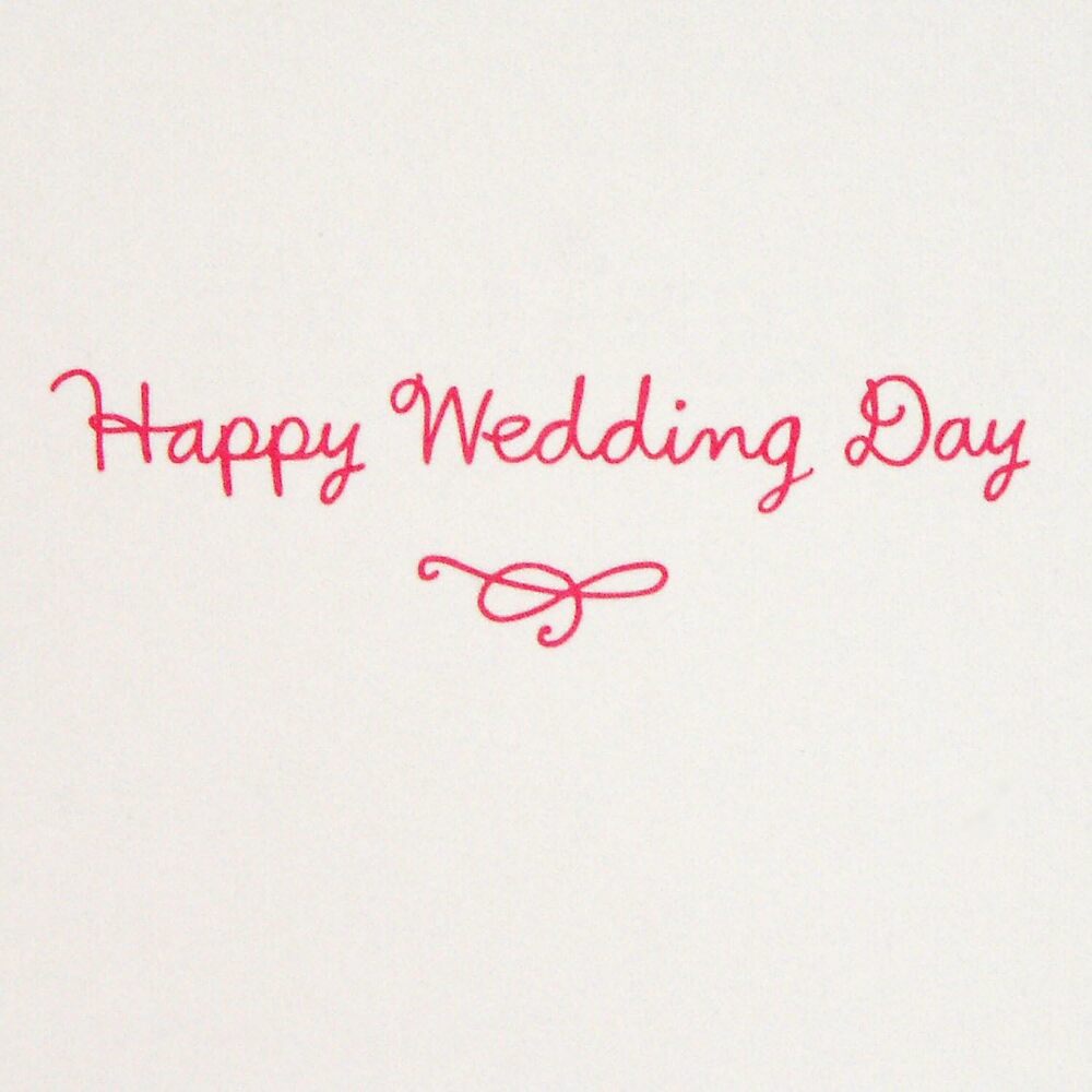 Hallmark Card - Signature Studio Best Of Your Lives Wedding Card