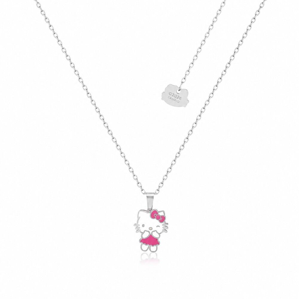 Couture Kingdom - Sanrio - Hello Kitty Pink Dress Necklace Silver – Li ...