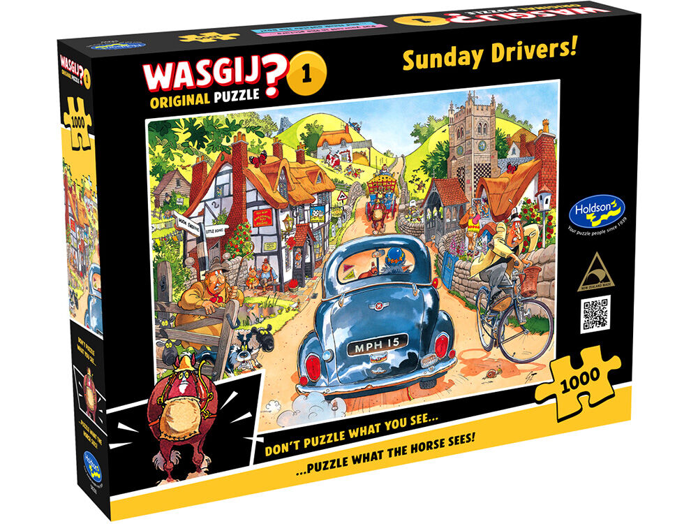 Wasgij? Puzzle 1000pc - Retro Original 1 - Sunday Drivers!