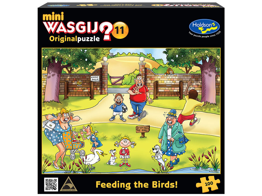 Wasgij? Puzzle 100pc Mini - Original 11 - Feeding the Birds!