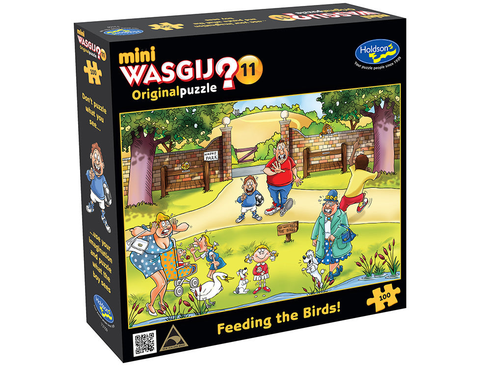 Wasgij? Puzzle 100pc Mini - Original 11 - Feeding the Birds!