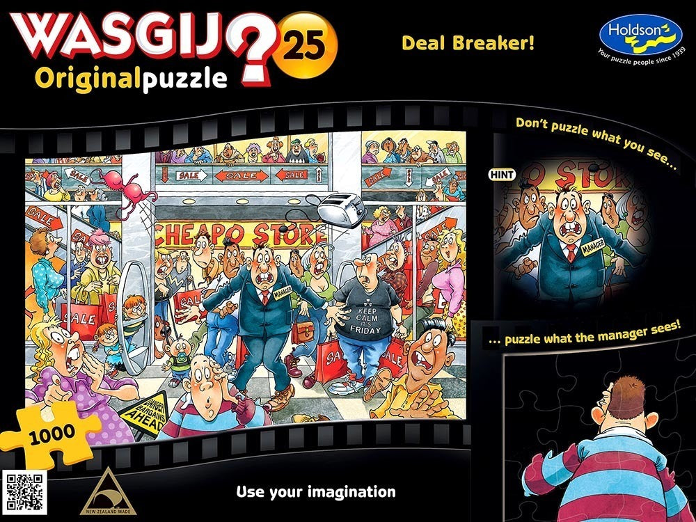 Wasgij? Puzzle 1000pc - Original 25 - Deal Breaker