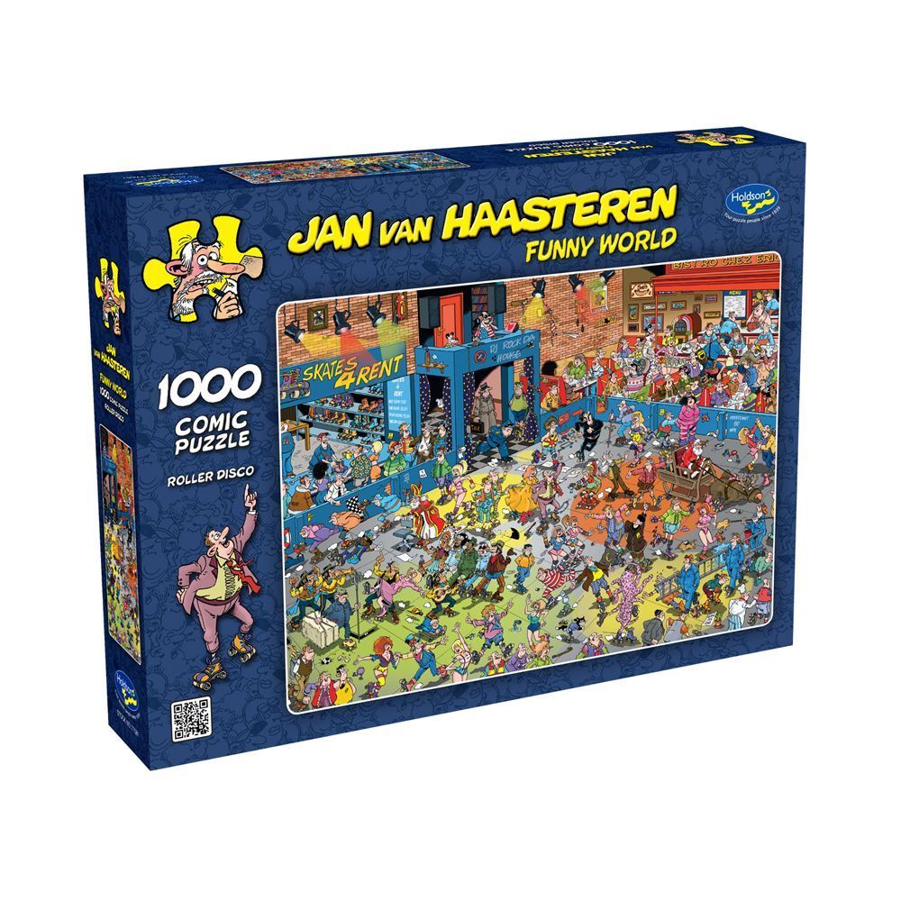 Jan Van Haasteren Puzzle 1000pc - Roller Disco