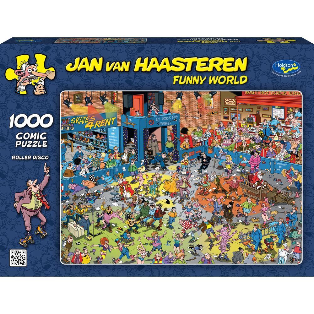 Jan Van Haasteren Puzzle 1000pc - Roller Disco