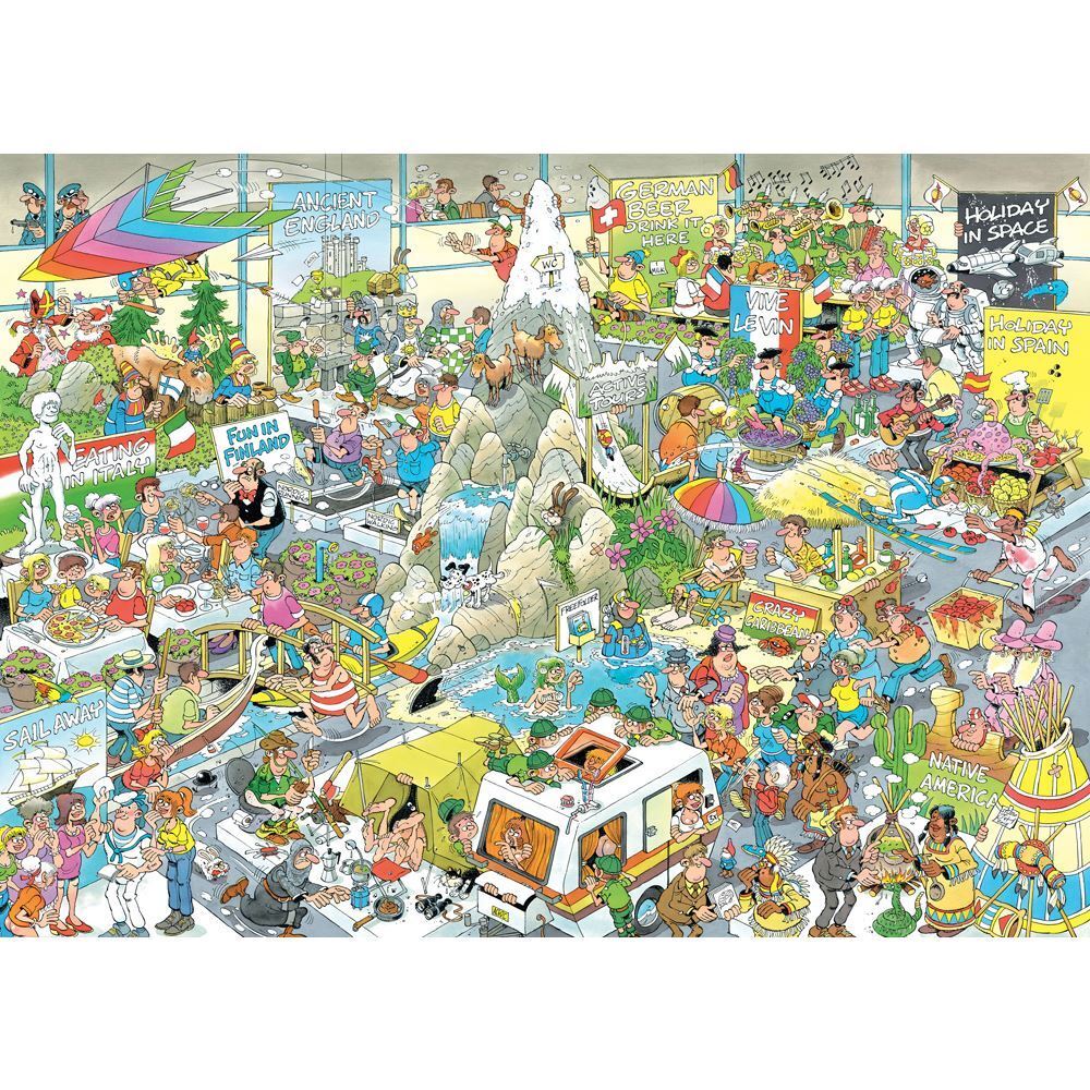 Jan Van Haasteren Puzzle 1000pc - The Holiday Fair