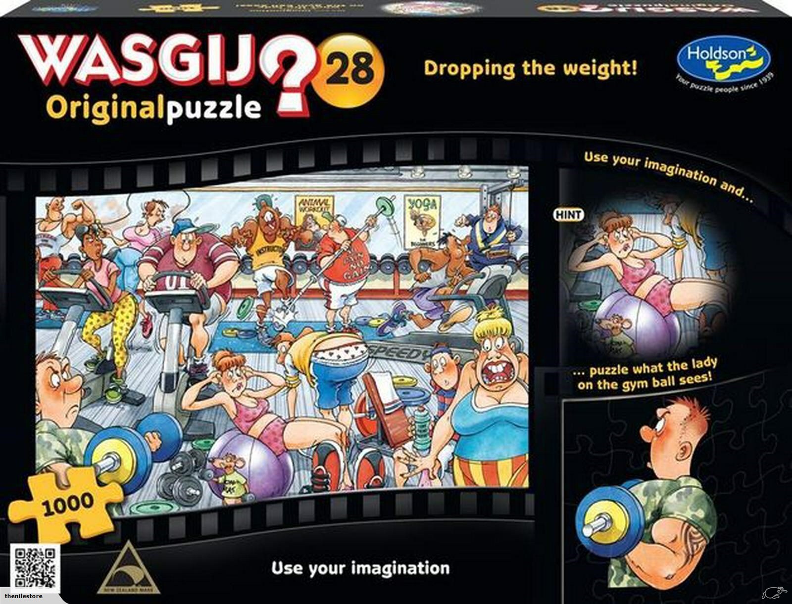 Wasgij? Puzzle 1000pc - Original 28 - Dropping The Weight!