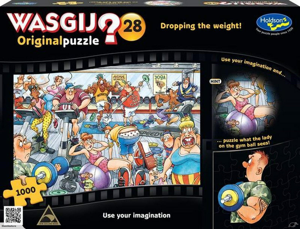 Wasgij? Puzzle 1000pc - Original 28 - Dropping The Weight!