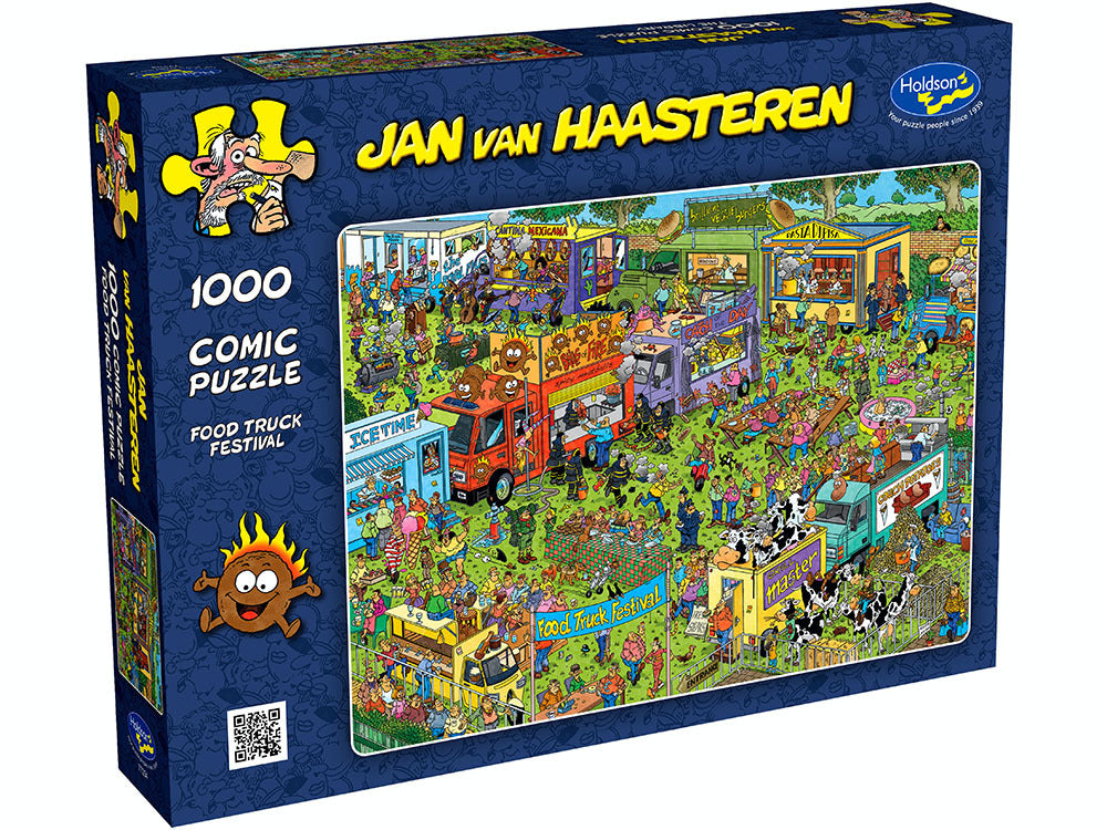 Jan Van Haasteren Puzzle 1000pc - Food Truck Festival