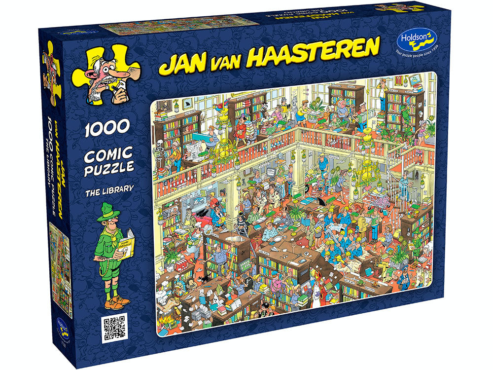 Jan Van Haasteren Puzzle 1000pc - The Library