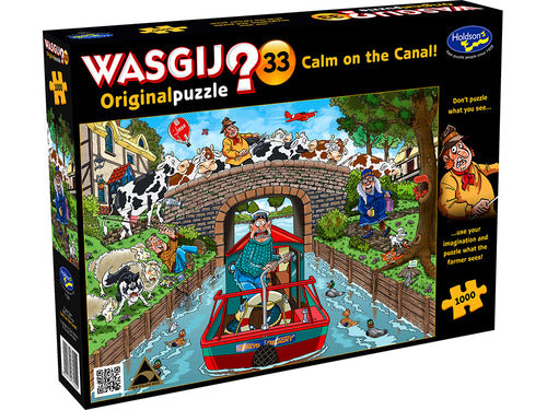 Wasgij? Puzzle 1000pc - Original 33 - Calm Canal Puzzle