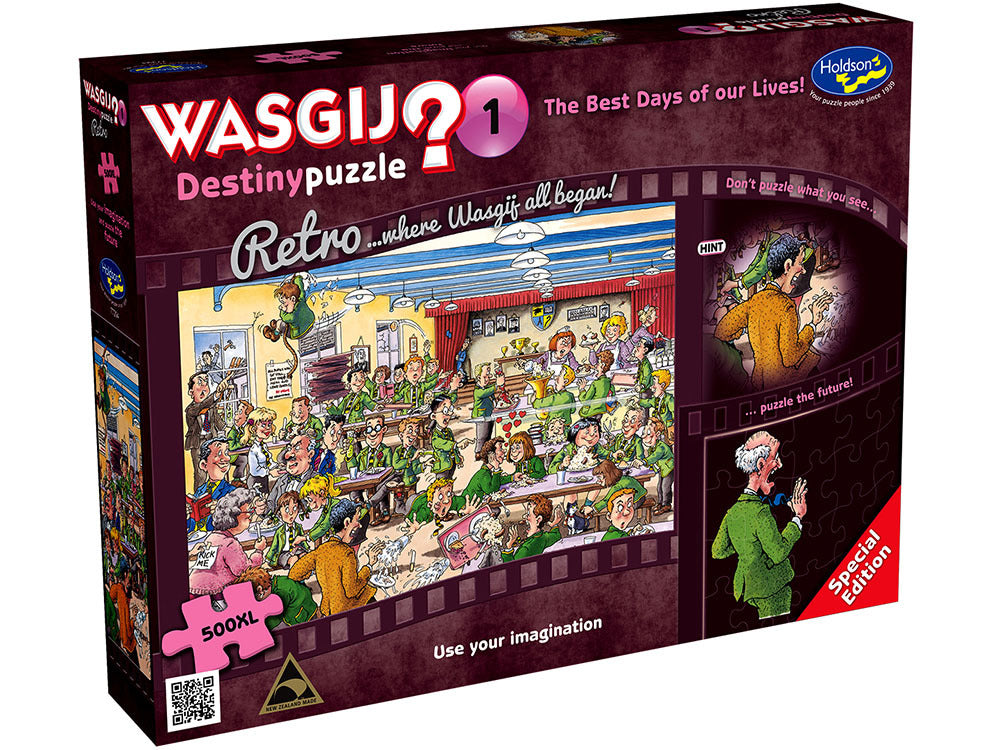 Wasgij? Puzzle 500pc - Retro Destiny 1 - The Best Days of our Lives!