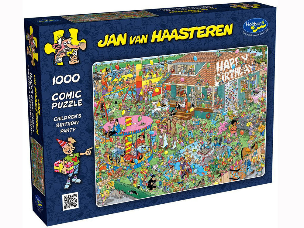Jan Van Haasteren Puzzle 1000pc - Childrens Birthday Party