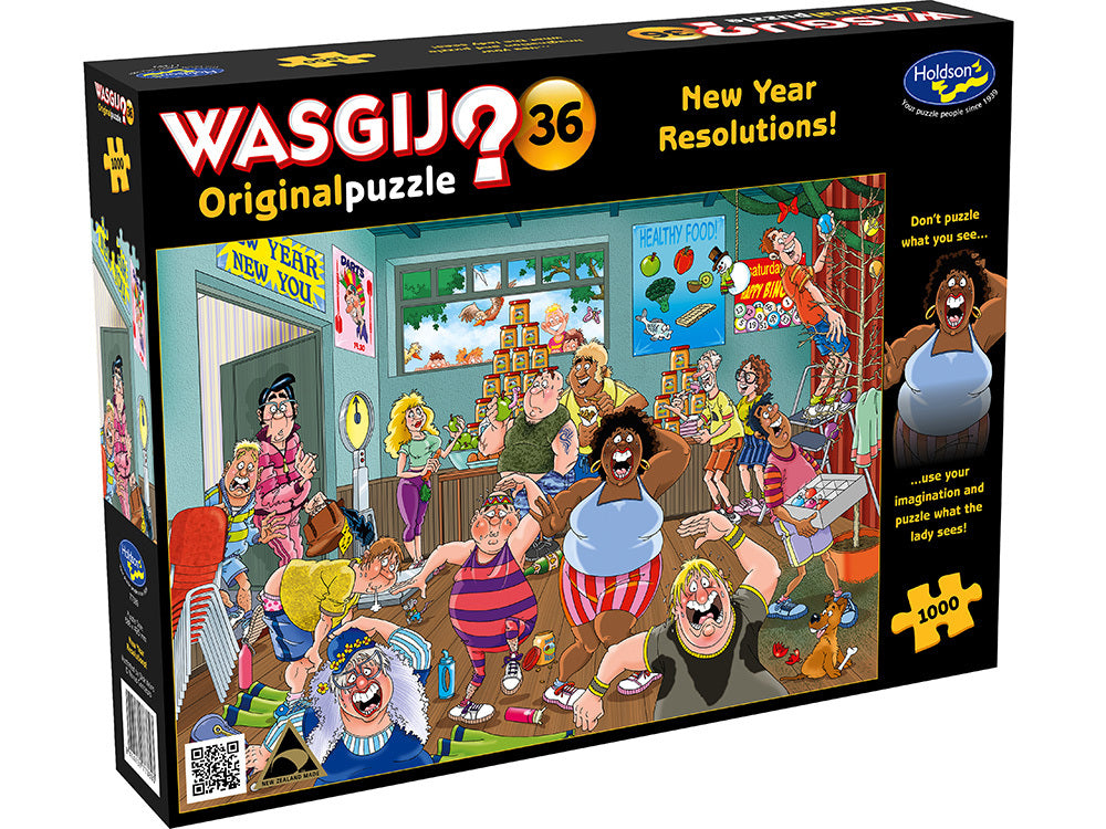 Wasgij? Puzzle 1000pc - Original 36 - New Year Resolutions