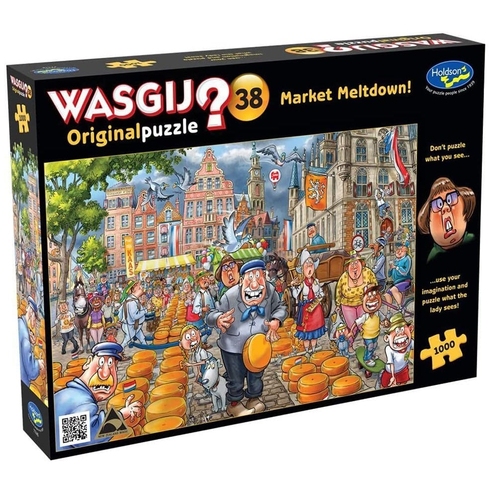 Wasgij? Puzzle 1000pc - Original 38 - Market Meltdown!
