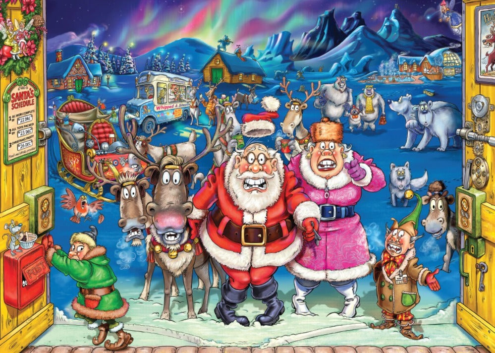 Wasgij? Puzzle 1000pc - Xmas 17 - Elf Inspection!