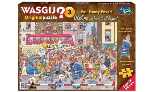 Wasgij? Puzzle 500pc - Retro Original 3 - Full Monty Fever!