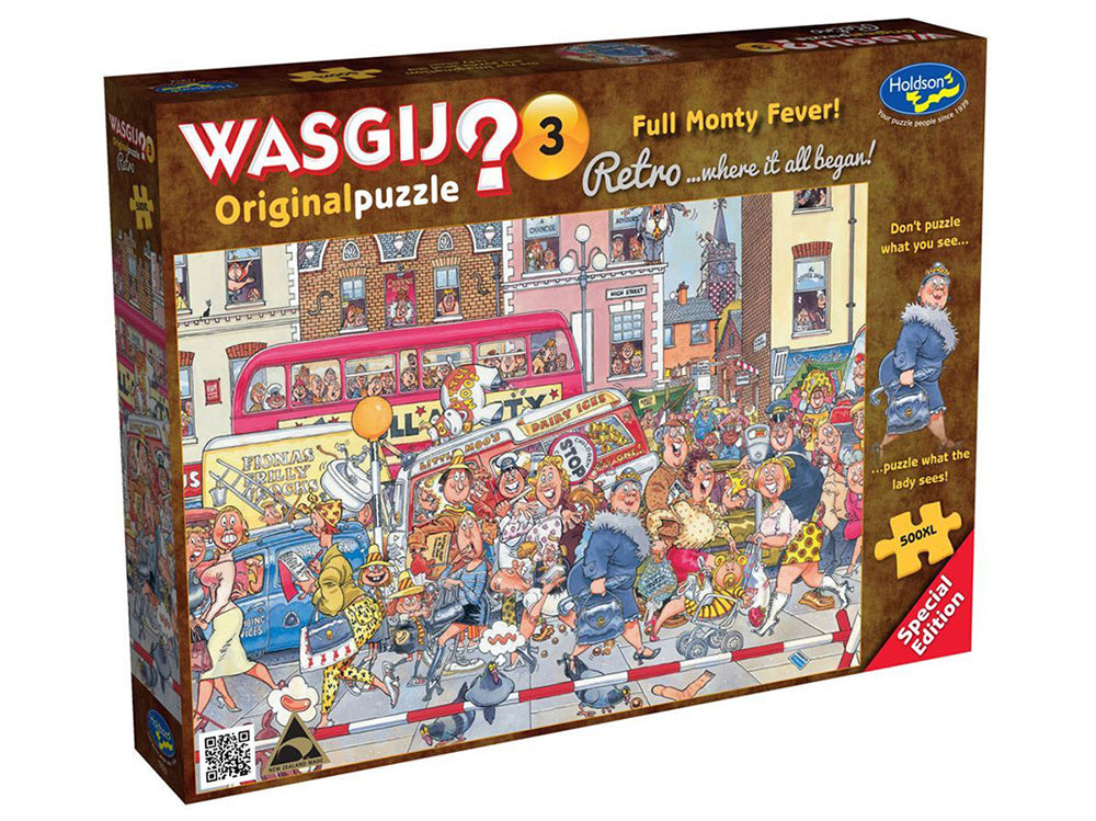 Wasgij? Puzzle 500pc - Retro Original 3 - Full Monty Fever!
