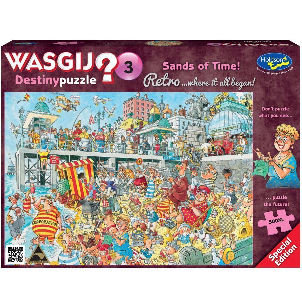 Wasgij? Puzzle 500pc - Retro Destiny 3 - Sands of Time!