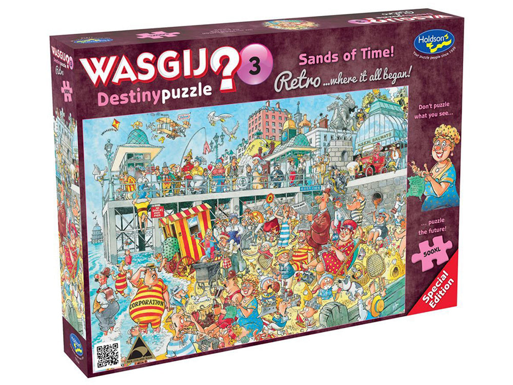 Wasgij? Puzzle 500pc - Retro Destiny 3 - Sands of Time!