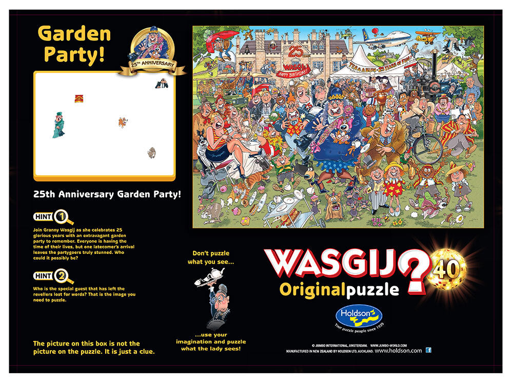 Wasgij? Puzzle 1000pc - Original 40 - Garden Party!