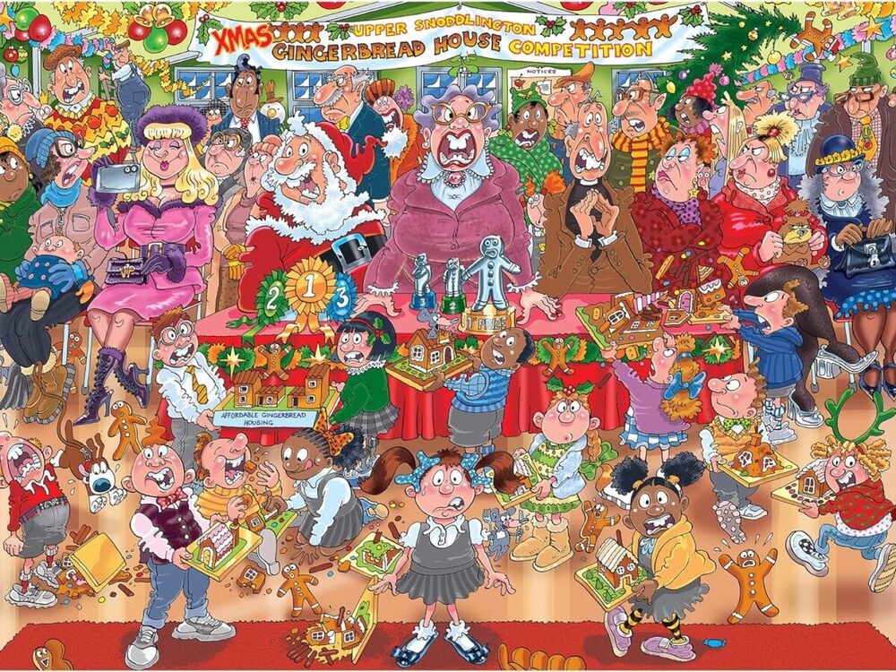 Wasgij? Puzzle 1000pc - Xmas 18 - Gingerbread Showstopper!