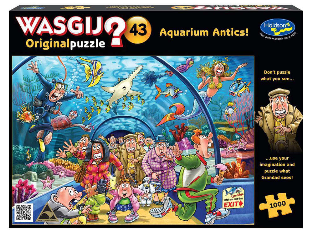 Wasgij? Puzzle 1000pc - Original 43 - Aquarium Antics