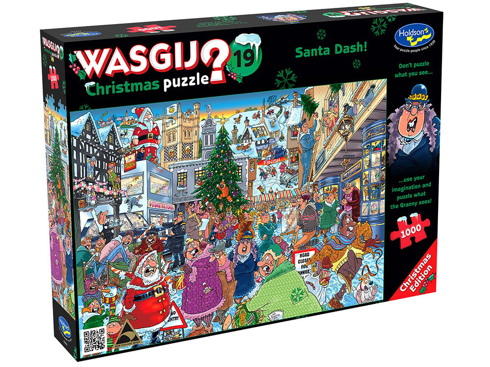 Wasgij? Puzzle 1000pc - Xmas 19 - Santa's Dash!