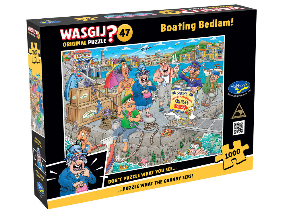 Wasgij? Puzzle 1000pc - Original 47 - Boating Bedlam!