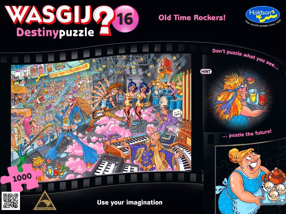 Wasgij? Puzzle 1000pc - Destiny 16 - Old Time Rockers Puzzle