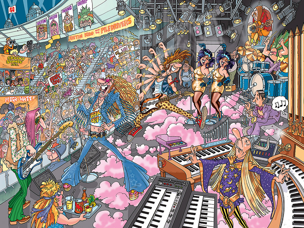 Wasgij? Puzzle 1000pc - Destiny 16 - Old Time Rockers Puzzle