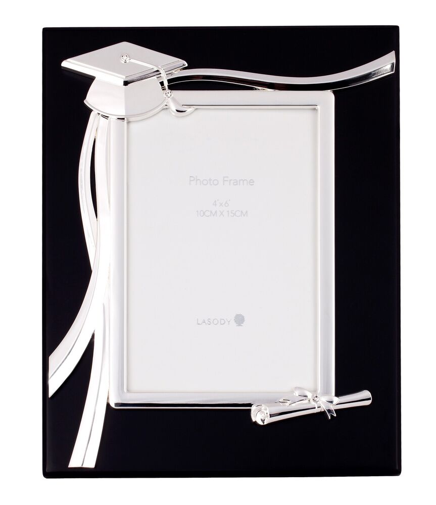 Russell Collection Frame - Graduation Black and Silver 4x6in