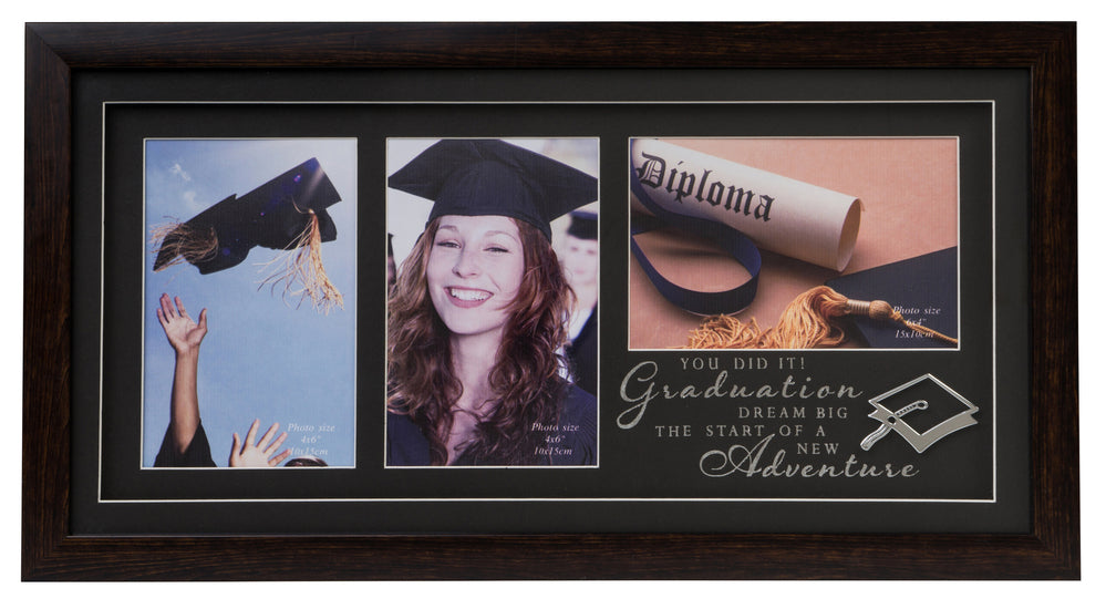 Russell Collection Photo Frame - Heritage Graduation Day (3 Openings)