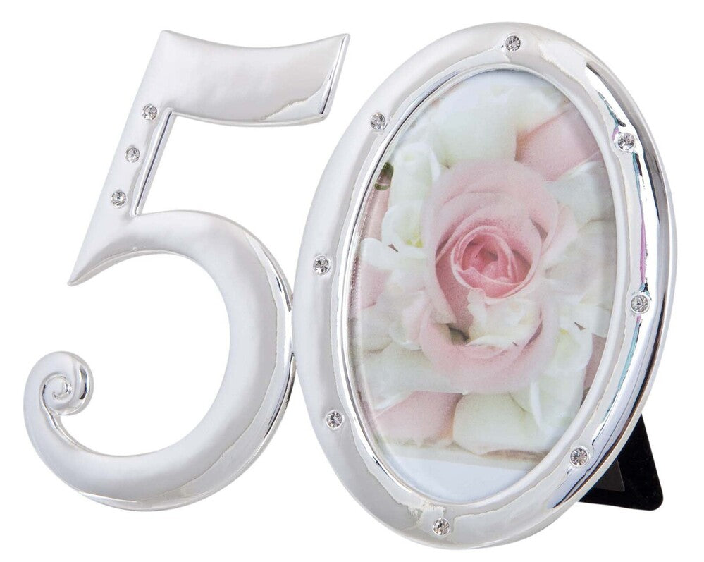 Russell Collection Photo Frame - Number 50 with Diamantes