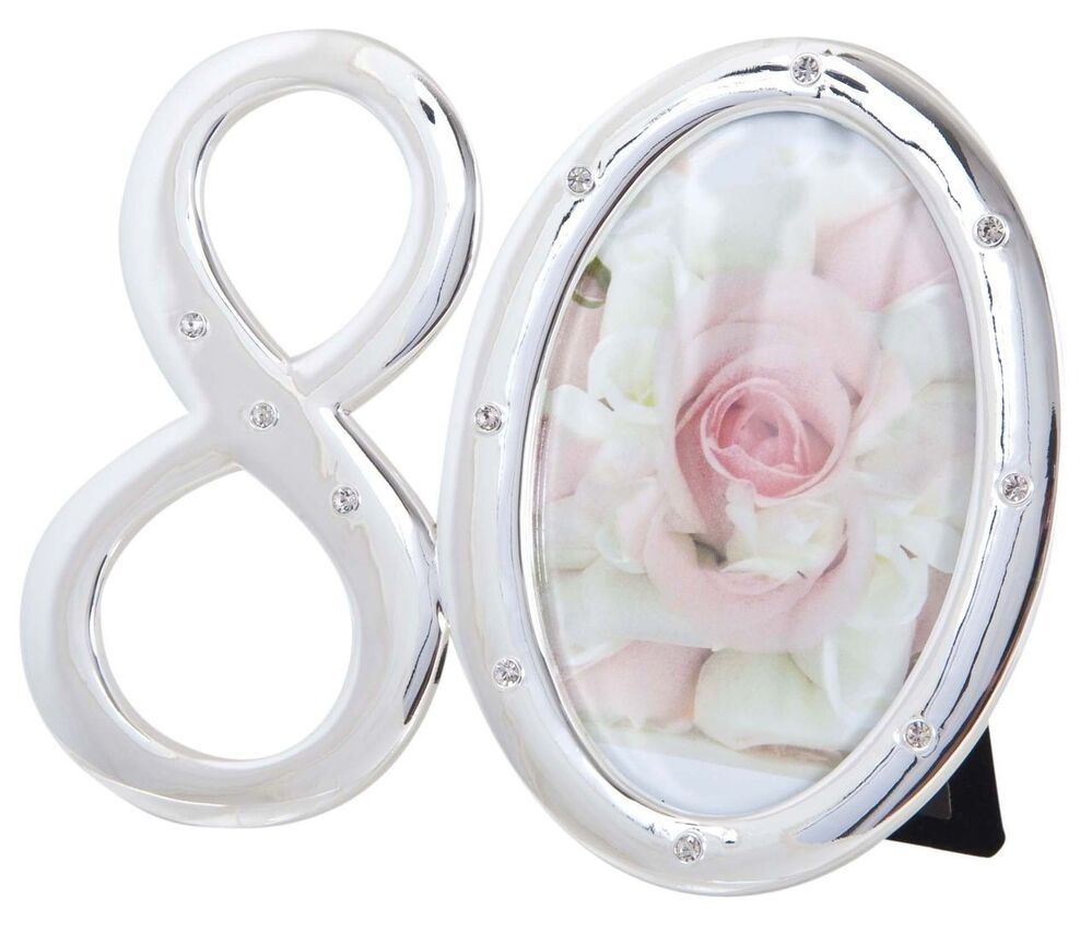 Russell Collection Photo Frame - Number 80 with Diamantes
