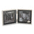 Russell Collection Photo Frame - Graduation Double Silver Plated 4x4
