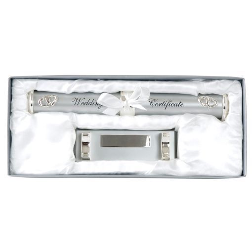 Russell Collection - Wedding Certificate Holder with Stand