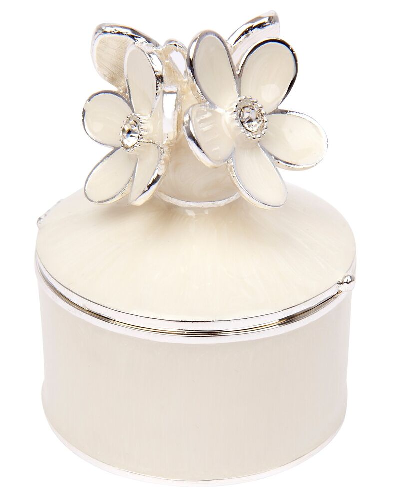 Russell Collection - Epoxy Daisy and Butterfly Trinket Box