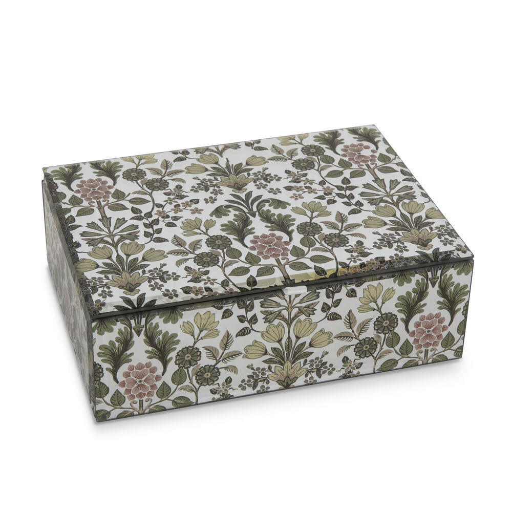 Russell Collection - Bouquet Glass Jewellery Box
