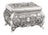 Russell Collection - Silver Plated Beatrix Jewellery Box
