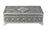 Russell Collection - Pewter Finish Diamante Jewellery Box Small