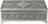 Russell Collection - Pewter Finish Diamante Jewellery Box Large