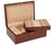 Russell Collection - Matte Walnut Veneer Jewellery Box