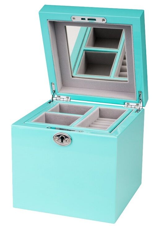 Russell Collection - Turquoise Holly Jewellery Box