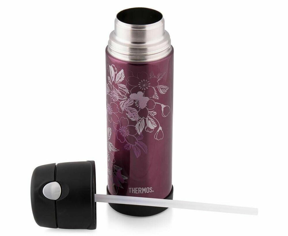 Thermos Vacuum Insulated Hydration Bottle 530ml Floral Magenta
