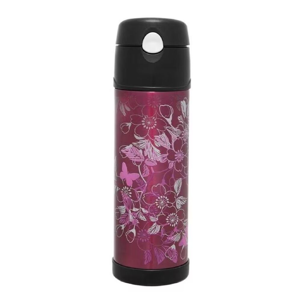Thermos Vacuum Insulated Hydration Bottle 530ml Floral Magenta