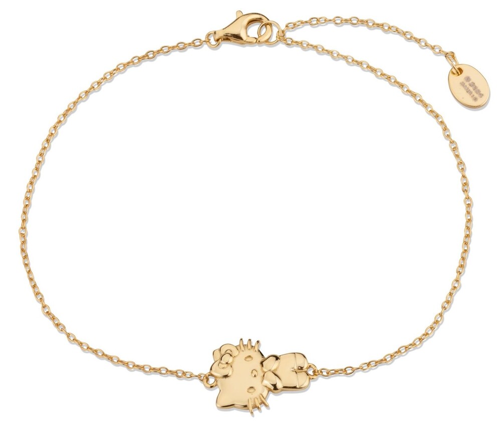 Couture Kingdom - Sanrio - Precious Metal Hello Kitty Bracelet Gold (21cm)